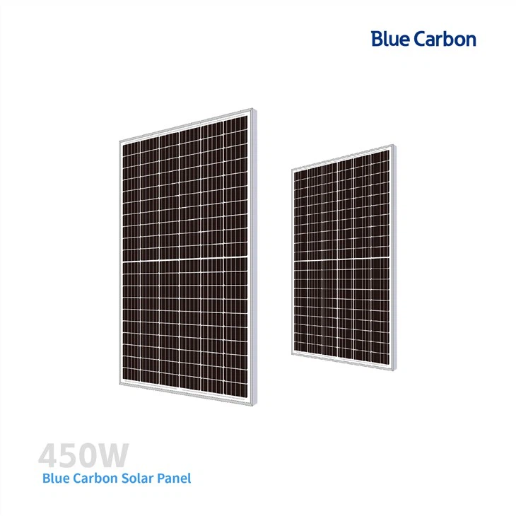 Blue Carbon China Manufactuer Panel Tenaga Surya Mono Efisiensi Tinggi